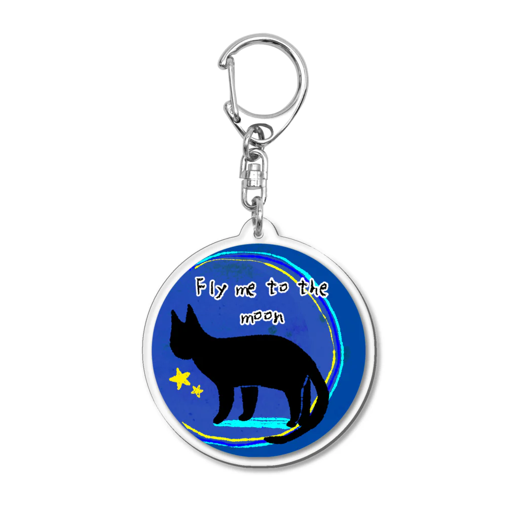 就労継続支援A型B型事業所espo岐阜の猫　キーホルダー Acrylic Key Chain