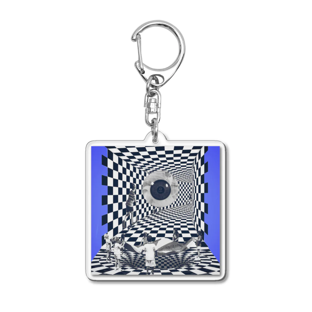 だっくのcollageart storeの021 Acrylic Key Chain