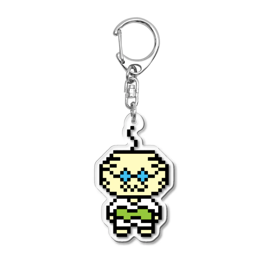 生物＝ケモノのヲ店の顔色が良くなったよオヤジ Acrylic Key Chain