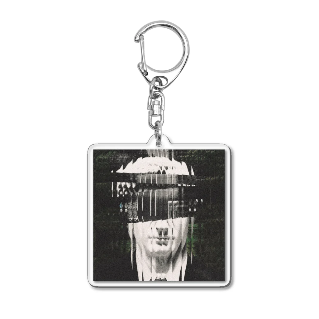 だっくのcollageart storeの017 Acrylic Key Chain