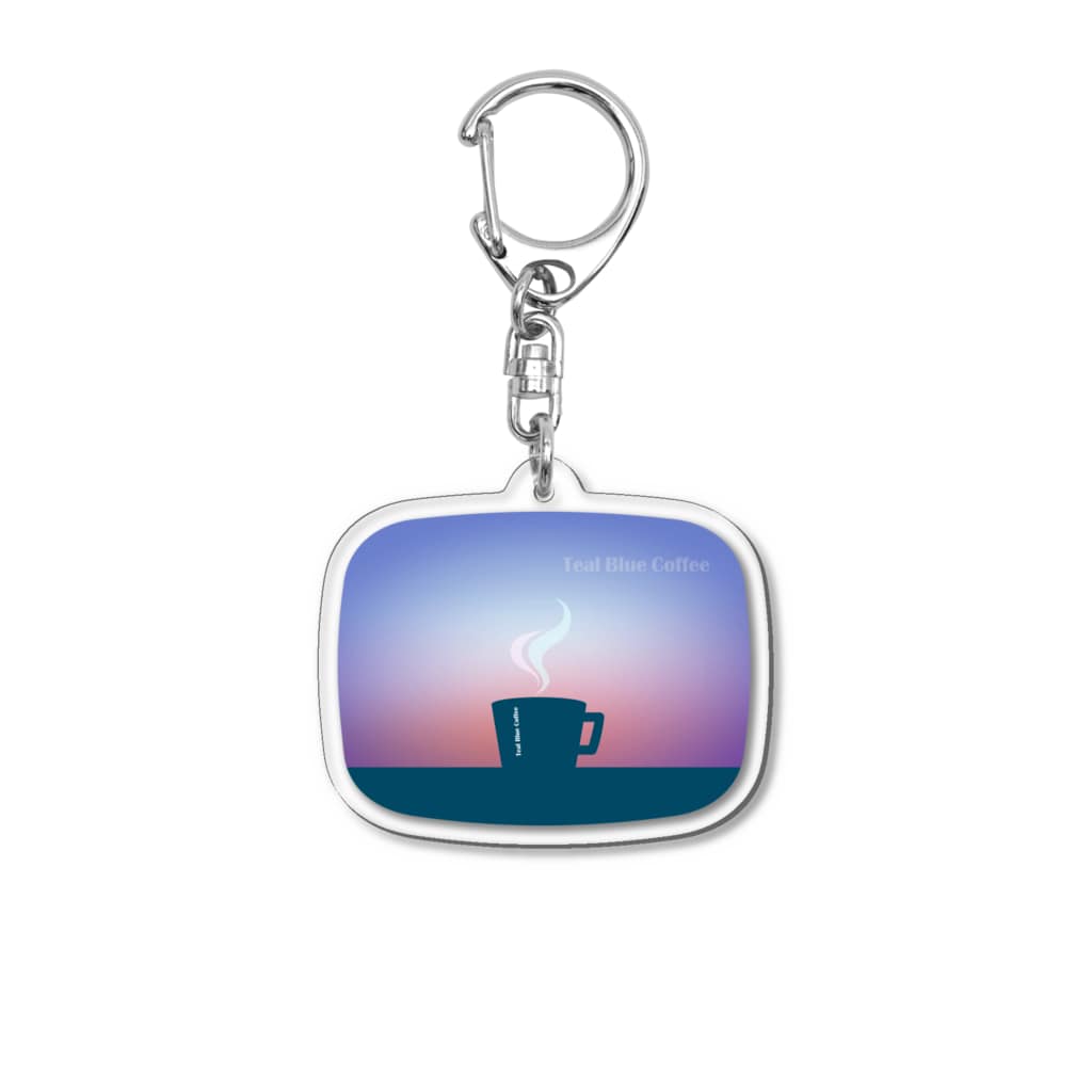 Teal Blue CoffeeのTeal Blue Hour Acrylic Key Chain
