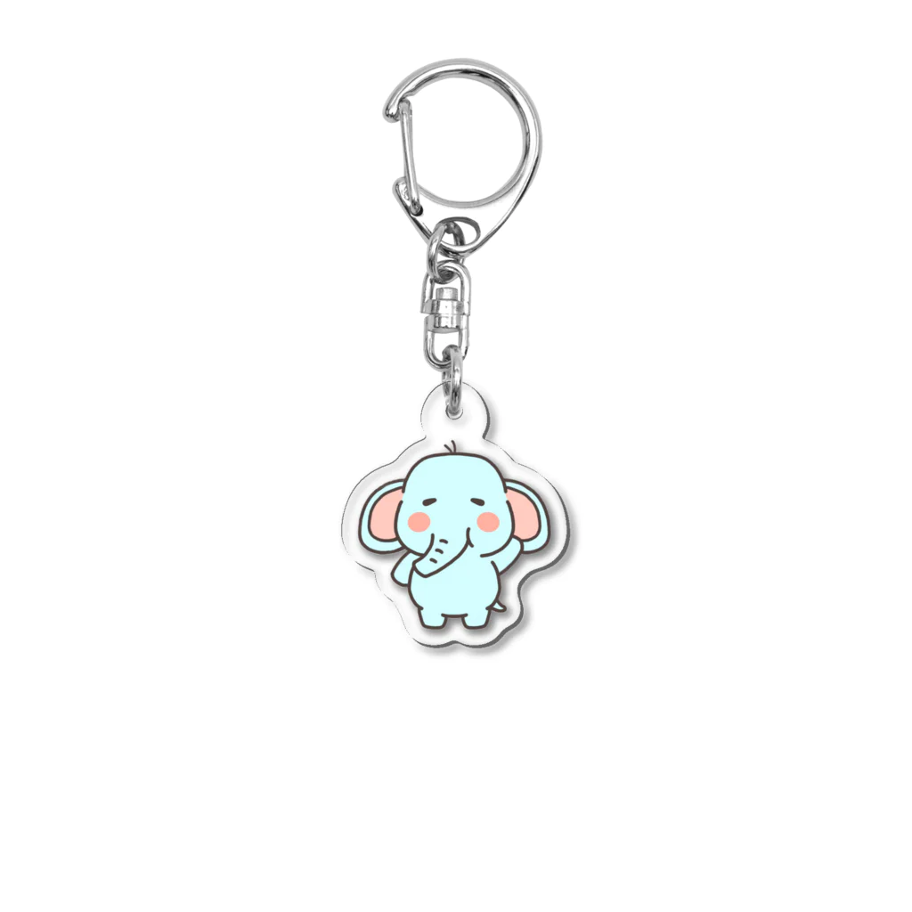 zouのぞうさん Acrylic Key Chain