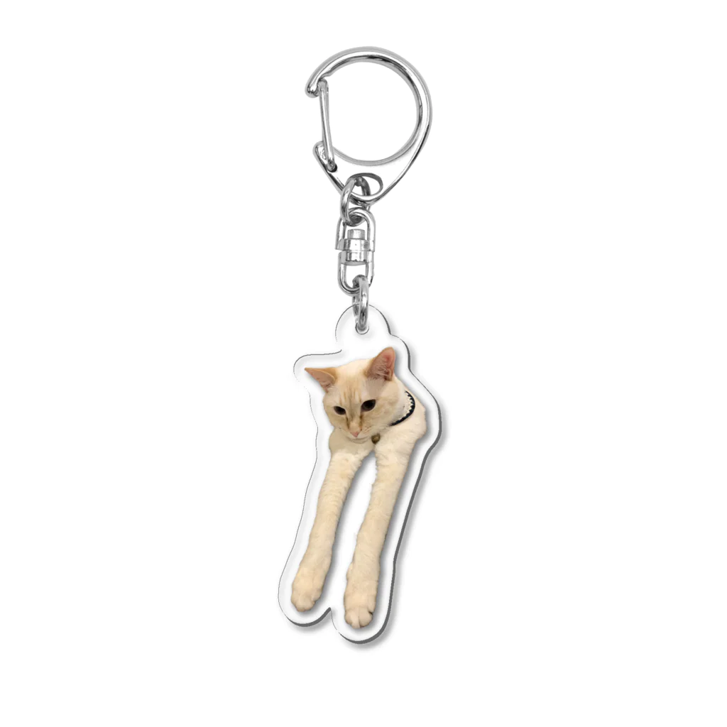 白玉ちゃんのおみせのおててながいながい白玉ちゃん Acrylic Key Chain