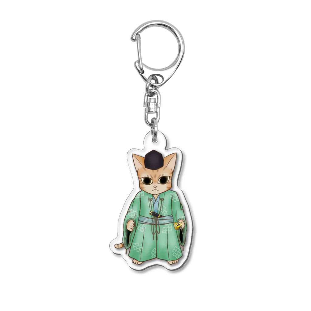 ねこや久鶻堂の鎌倉殿の13猫＋ : 北条泰時 Acrylic Key Chain