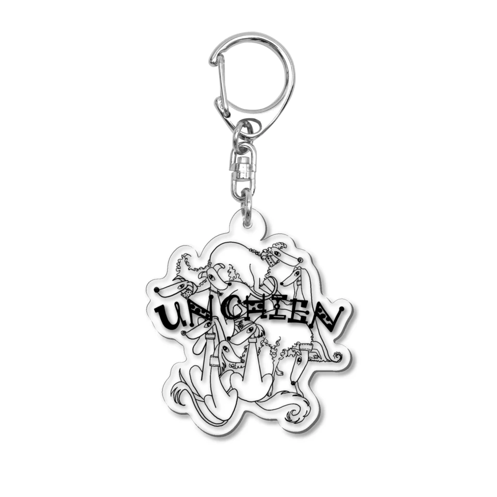 UnchienのUn chien アクリルキーホルダー