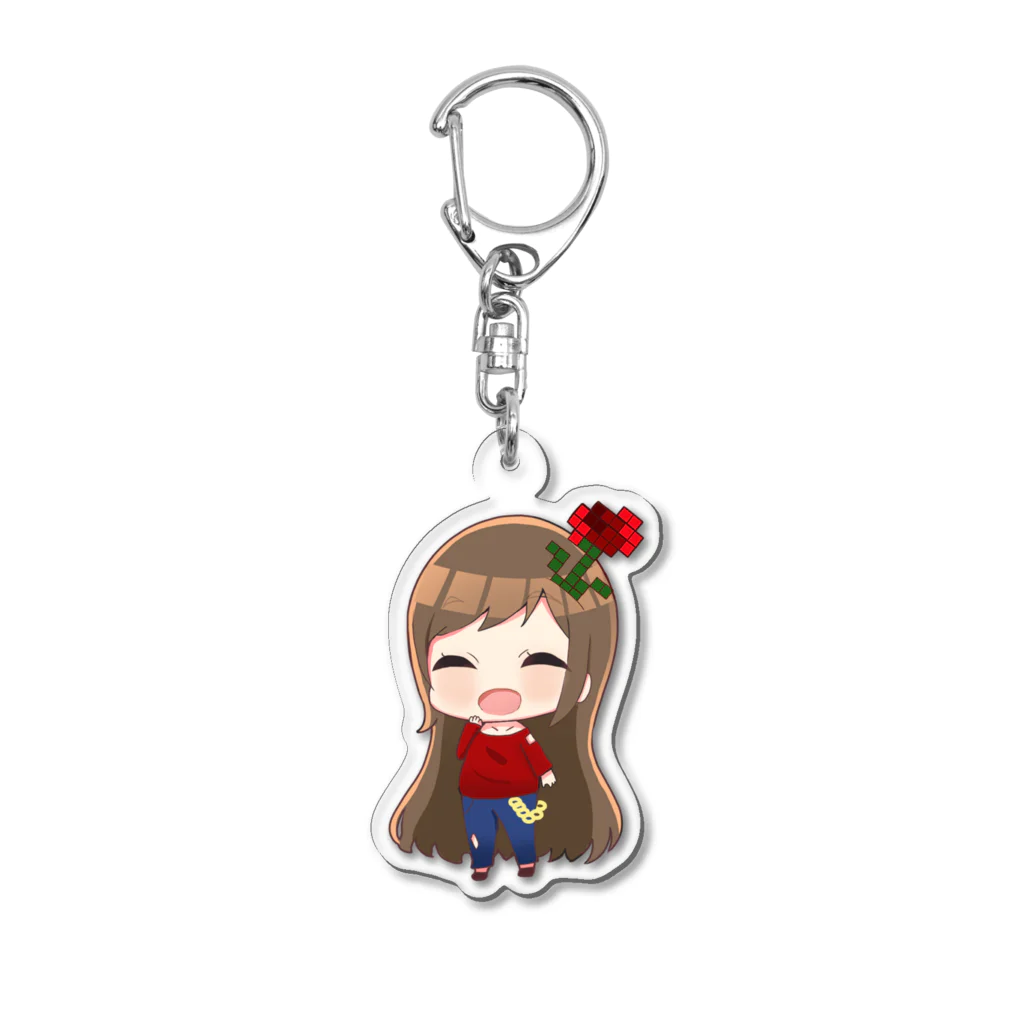 Hatsumi/はつみの笑ってるはつみさん Acrylic Key Chain