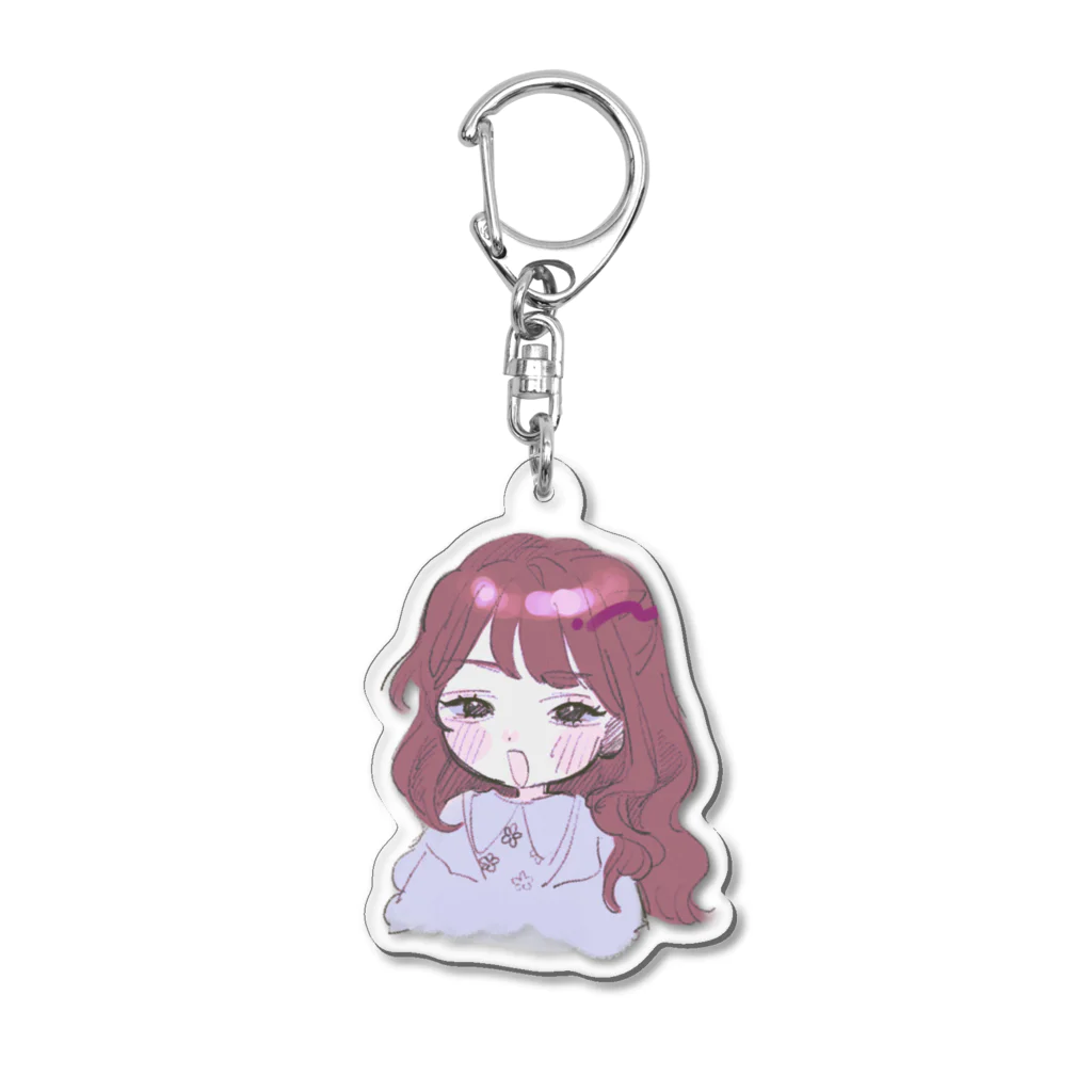 ∞lette OFFICIAL STOREの聖乃むむ Acrylic Key Chain