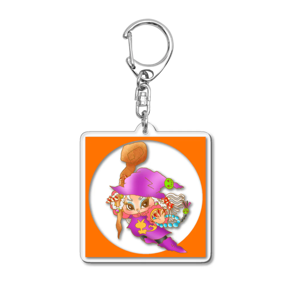 こつめちゃんのおみせの魔女っ娘 Acrylic Key Chain