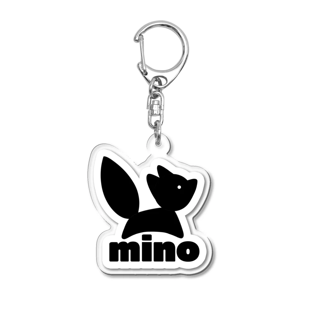 minoのminoロゴアクキー Acrylic Key Chain