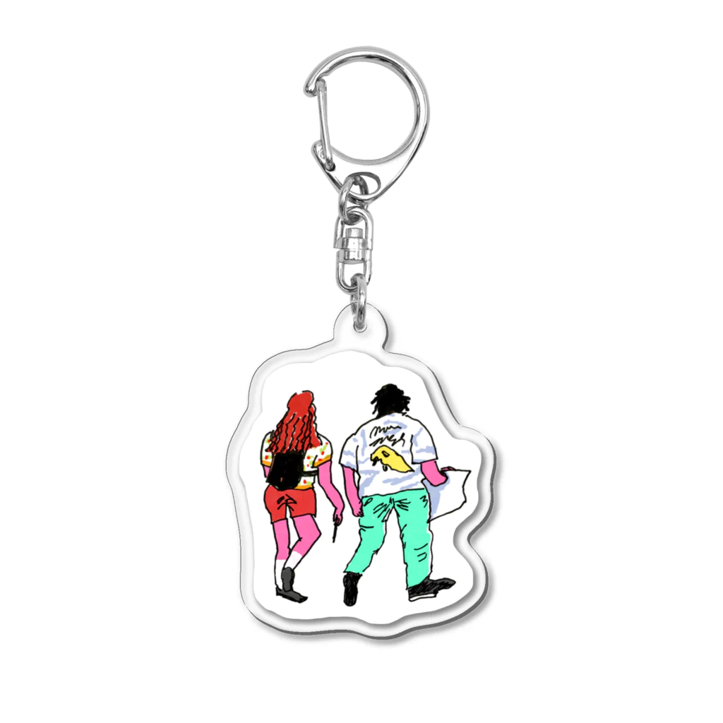 ROLLS Magazineのホットスプリングスデート Acrylic Key Chain