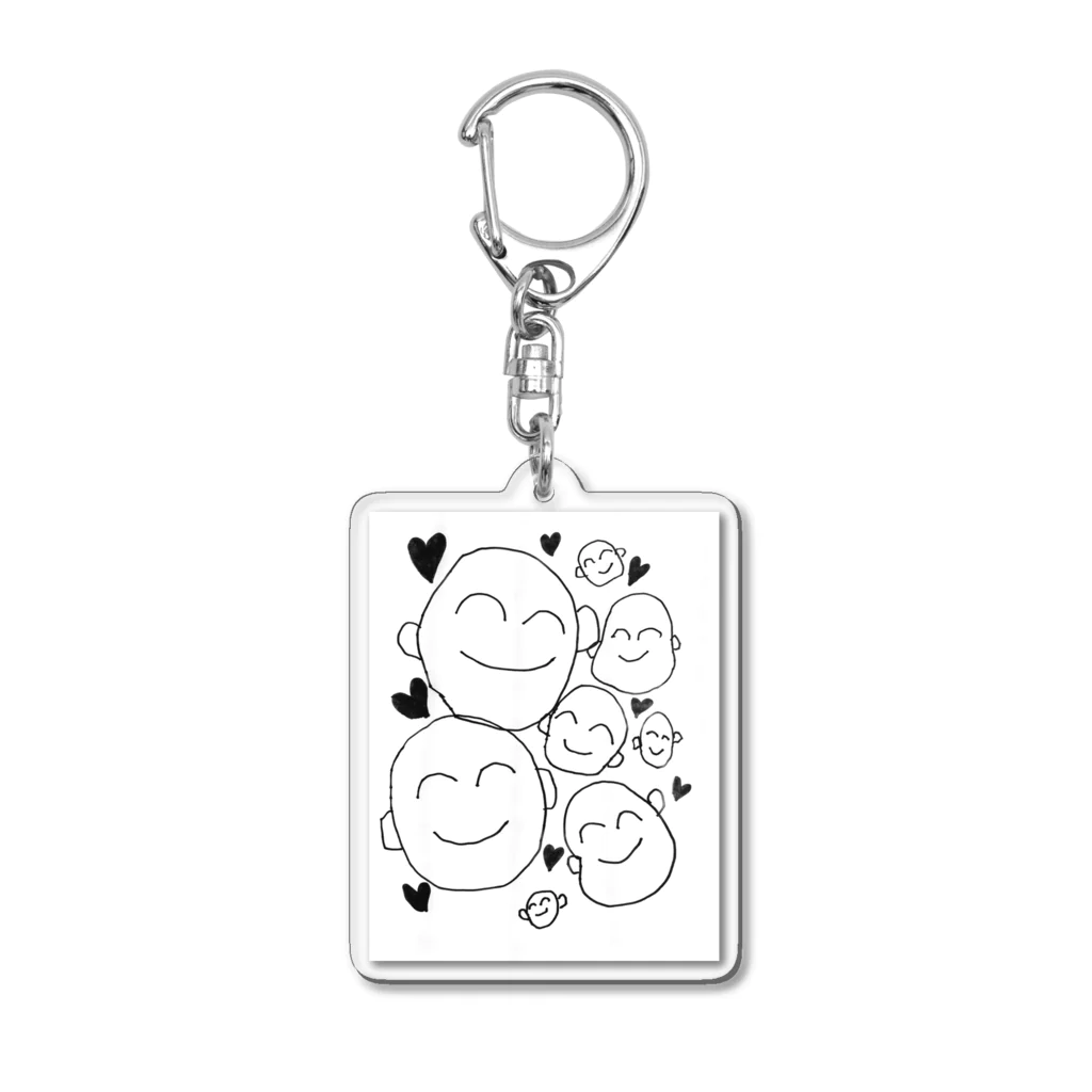 しあわせ笑顔のしあわせ笑顔２ Acrylic Key Chain