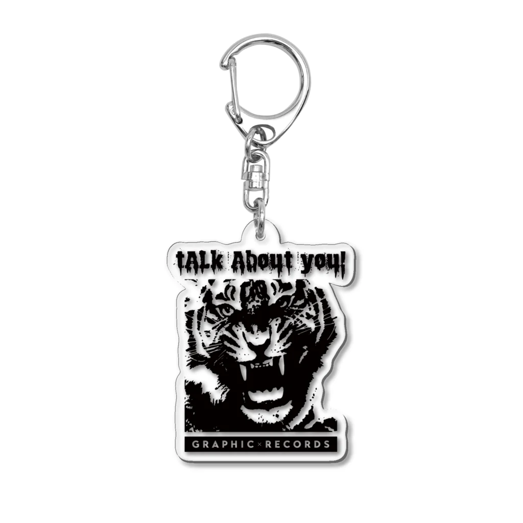 GRAPHIC × RECORDSのTalk about YOU!  Acrylic Key Chain