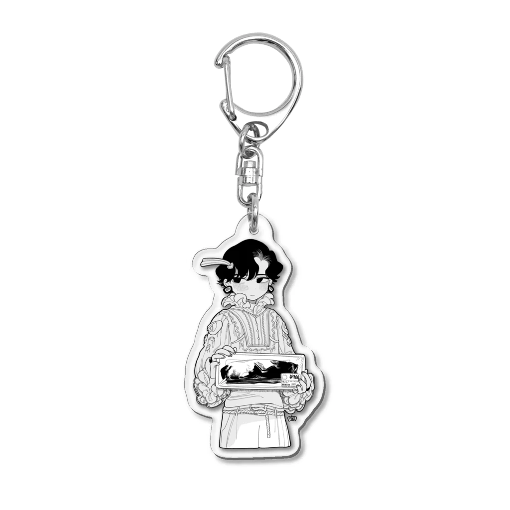 遠く静かな森の頬の虚無肉宣伝　2023年美少年展 Acrylic Key Chain