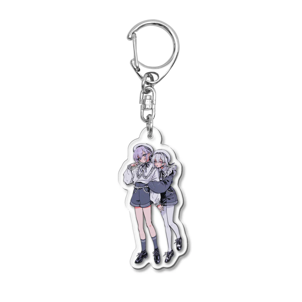 万歳寿大宴会の2023年美少年展×SUZURIコラボグッズ Acrylic Key Chain