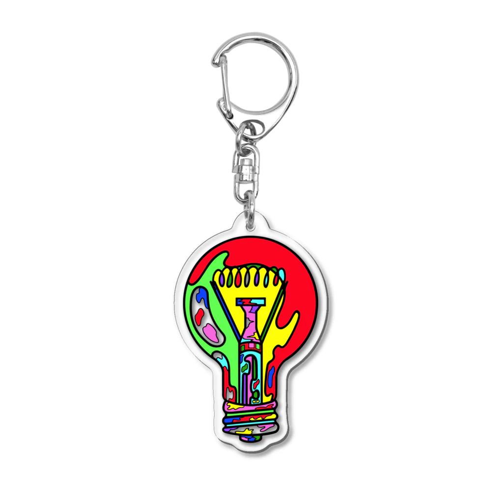 StellaのLight Bulb Red Acrylic Key Chain