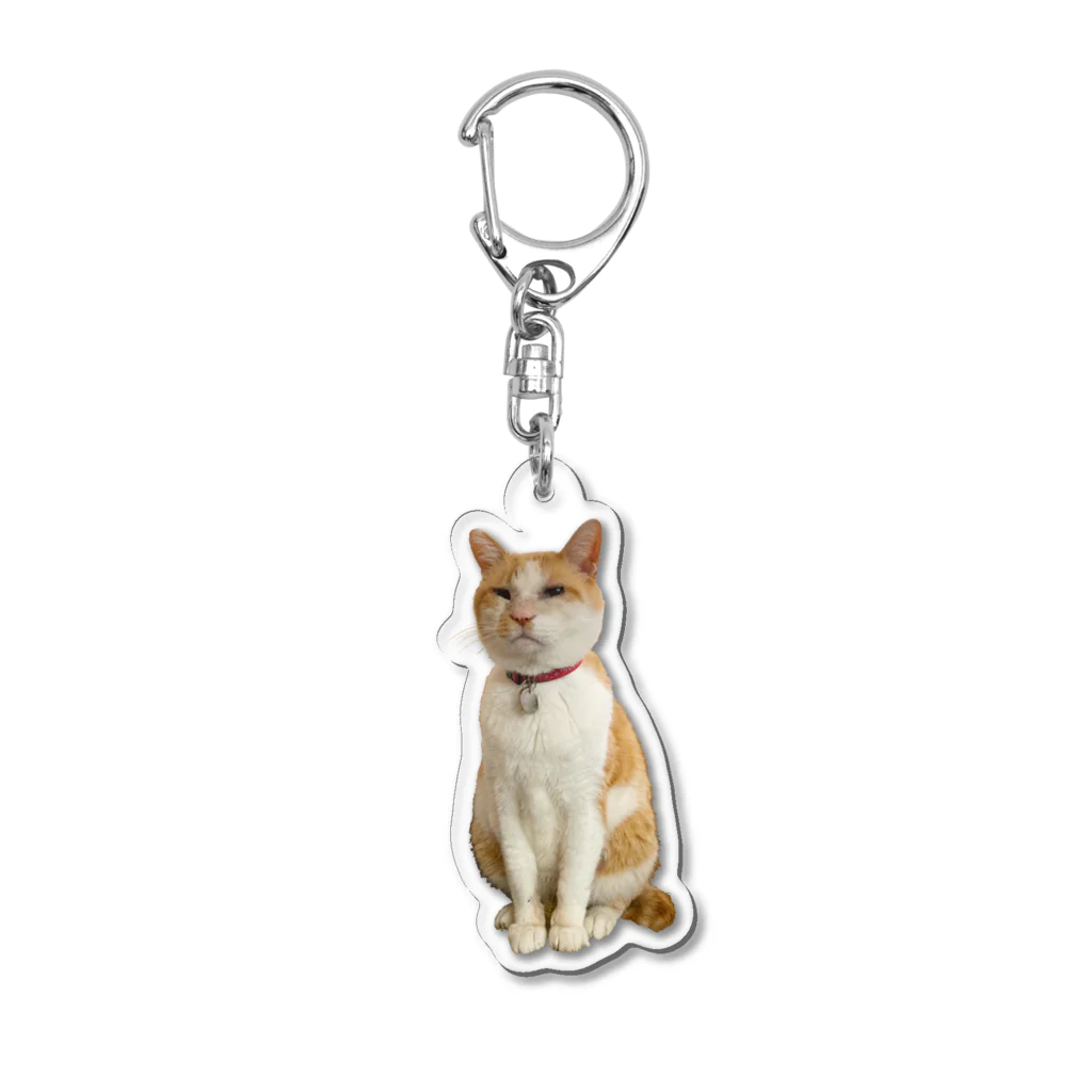 musicatのおすわりぱちくん。 Acrylic Key Chain