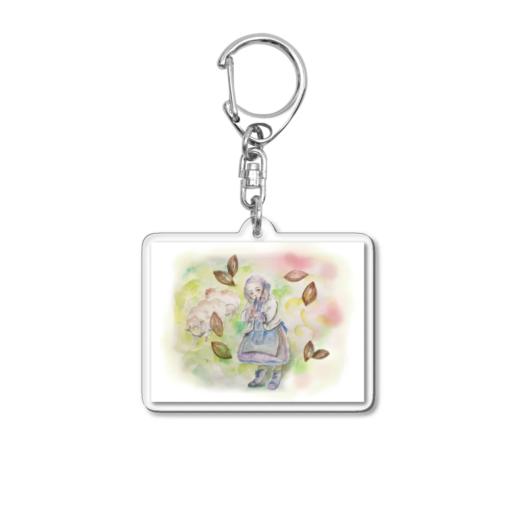 vierkの葦笛の踊り Acrylic Key Chain