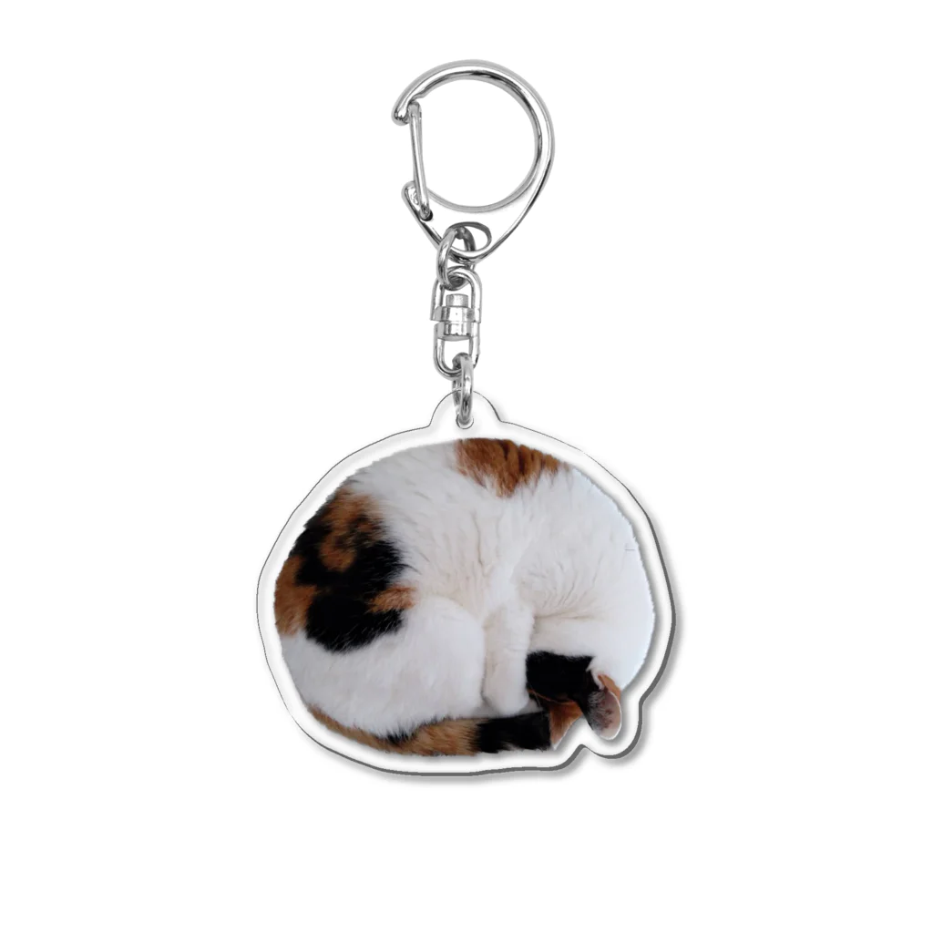 keeeeeshiのまるまるみけ Acrylic Key Chain