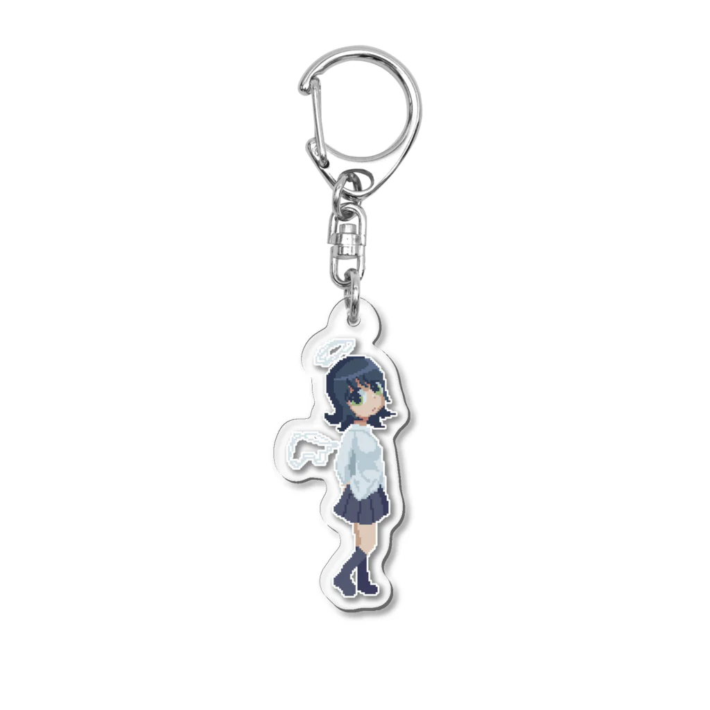 獅子のしっぽの既死系JK織江ちゃん Acrylic Key Chain