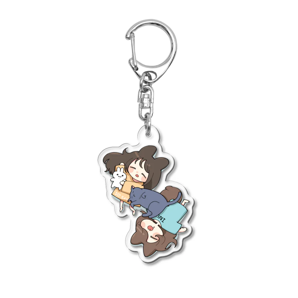 すPのさみすぴよなちゃん Acrylic Key Chain