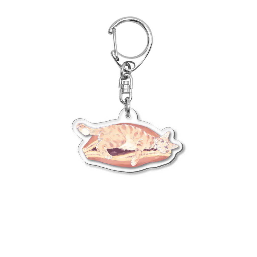 はるさめ商店のまるどら焼き Acrylic Key Chain