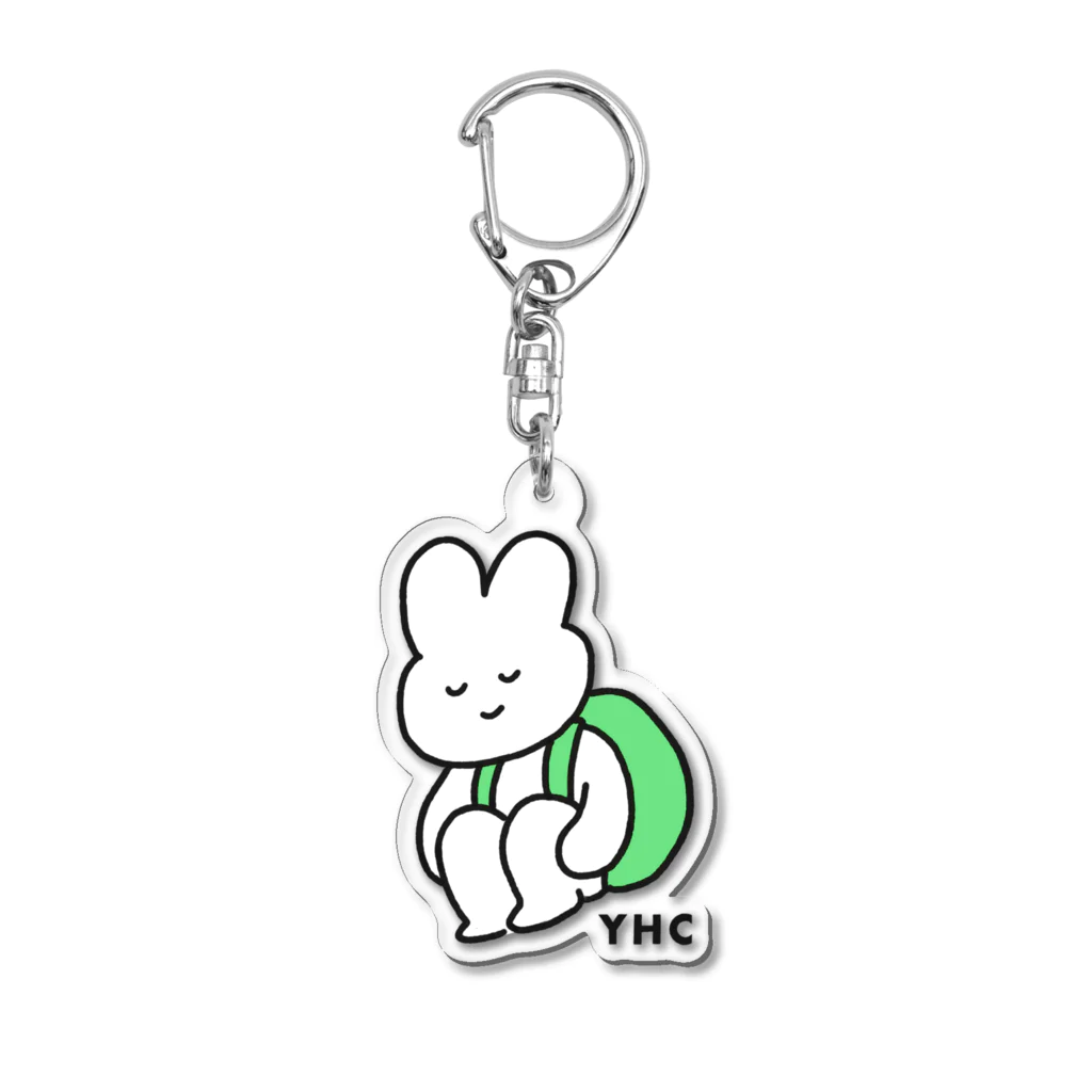 あーちゃんさんのひとやすみ　みどり Acrylic Key Chain