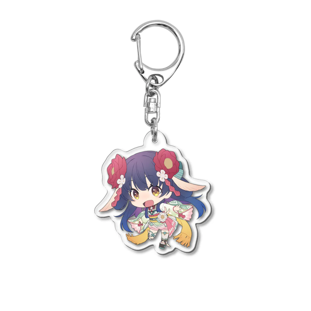 花琴いぐさ👻🌸妖怪Vtuberですのちびいぐさ Acrylic Key Chain