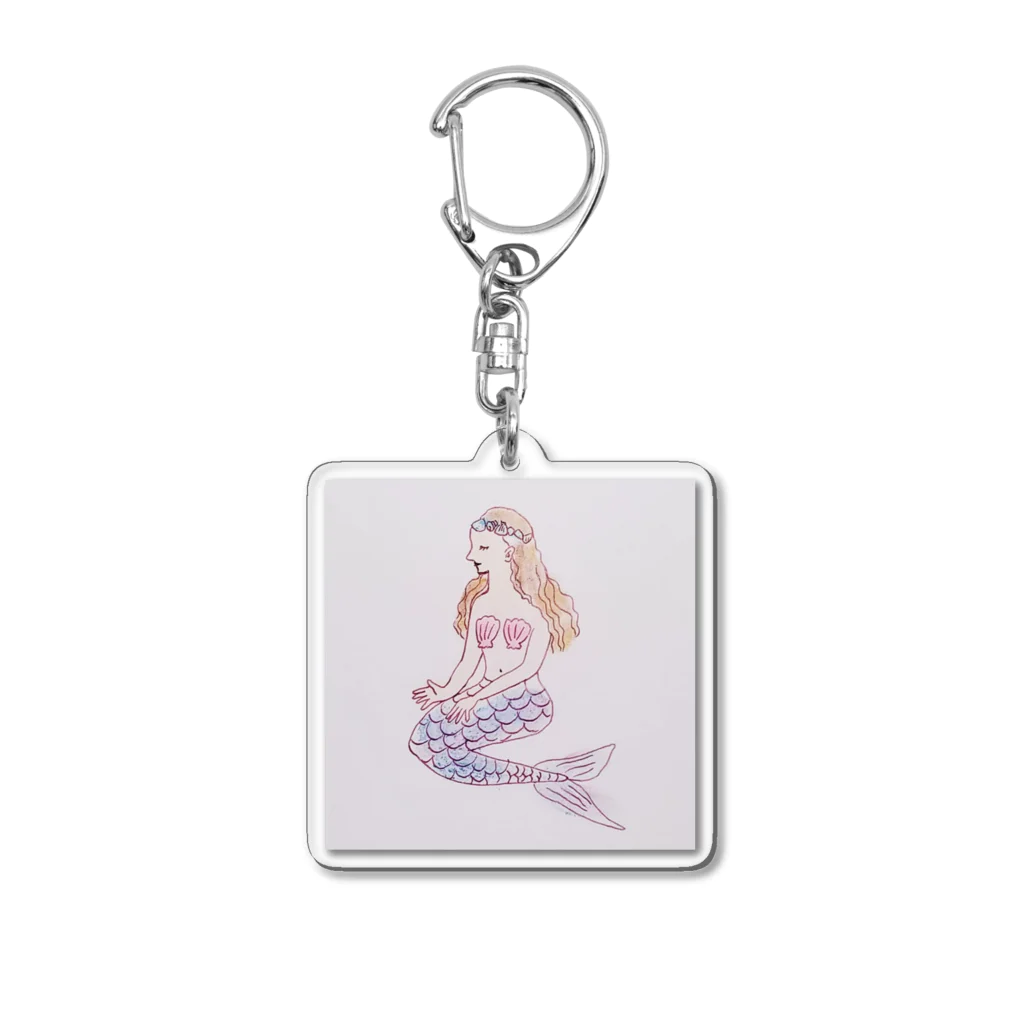 illustratorSHUKOの人魚姫 Acrylic Key Chain