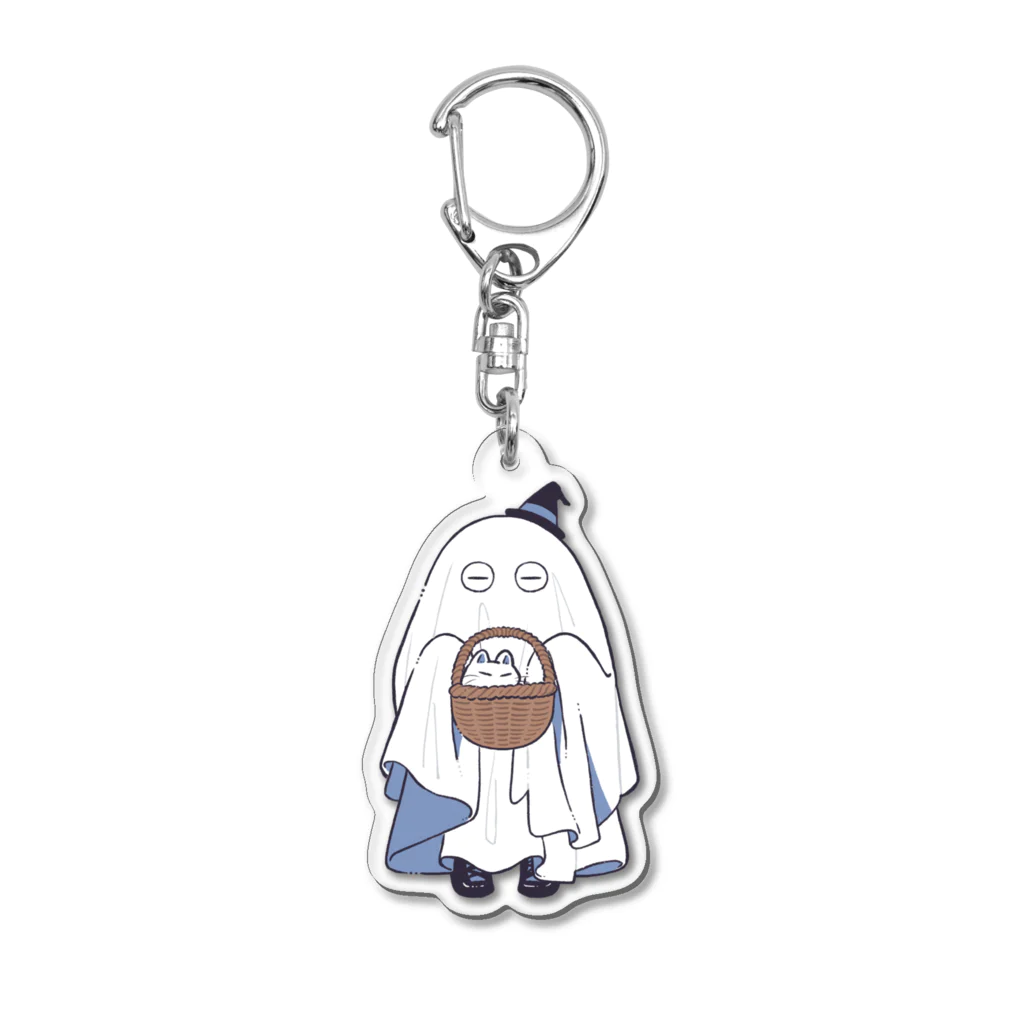 イグアナ大佐のおばけちゃん👻 Acrylic Key Chain