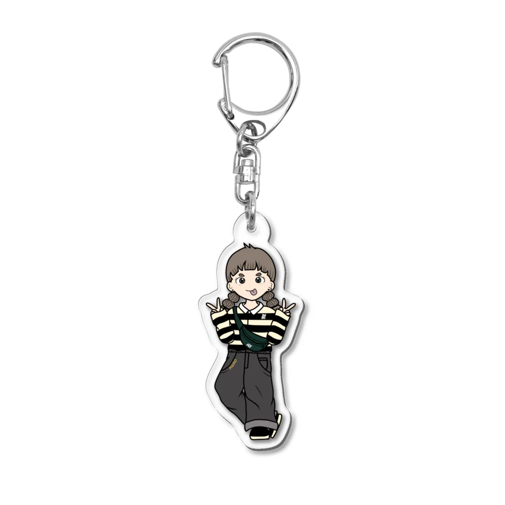 AY/girlのカジュアルマロちゃん Acrylic Key Chain