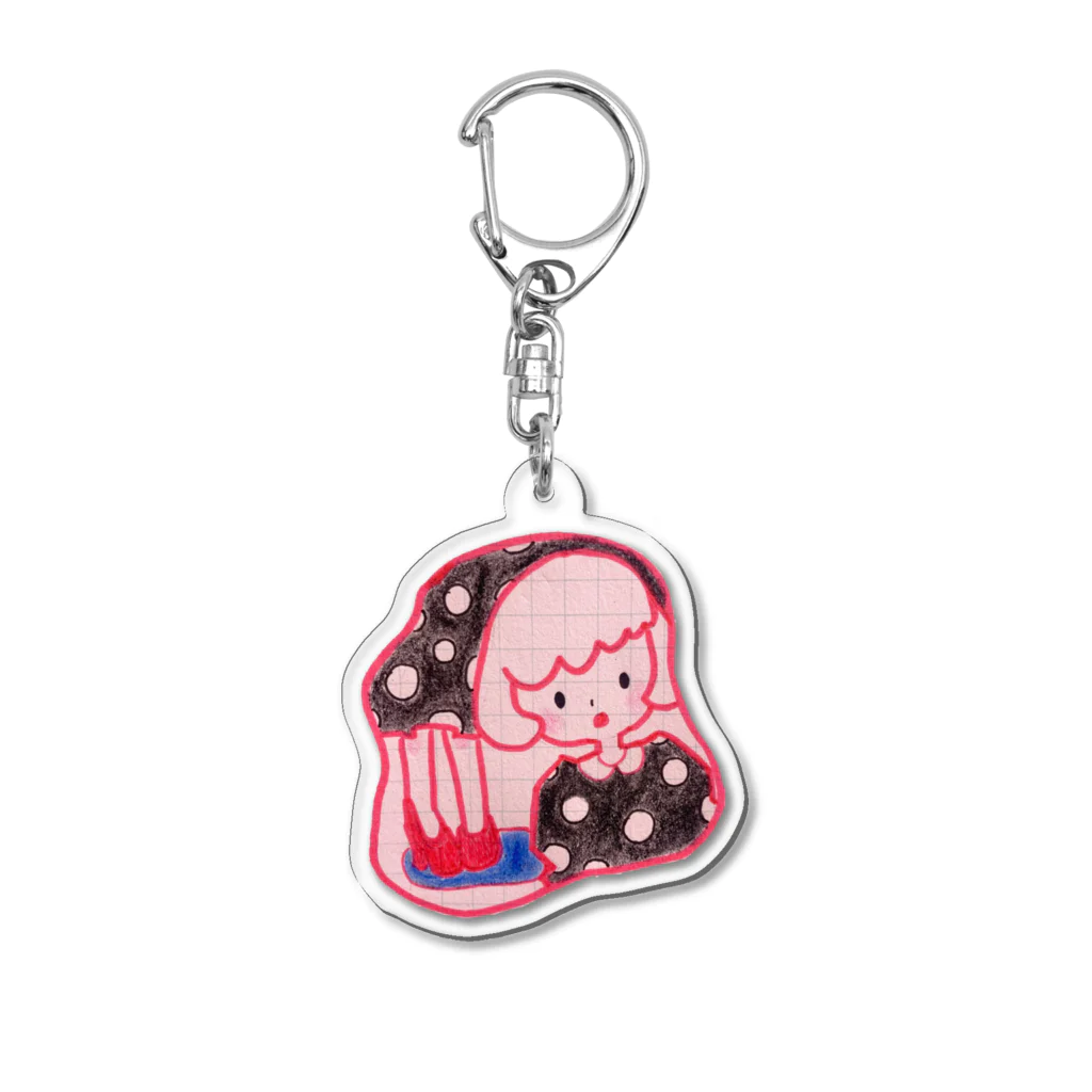 feee.co/フィー子(マーメイド)のダンスフロアに佇むモガ Acrylic Key Chain