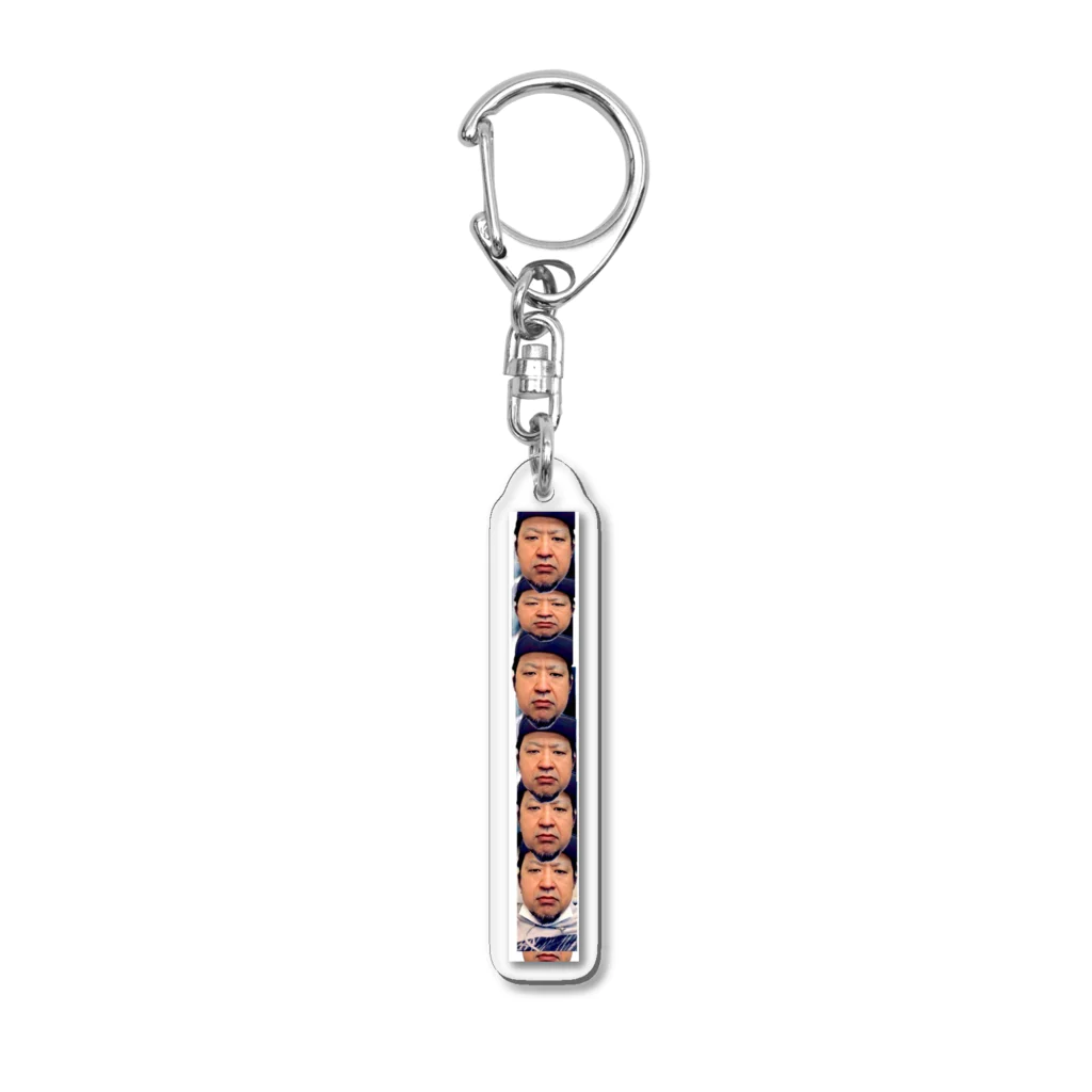 ハロー松田のとんかつTシャツの顔だんご Acrylic Key Chain