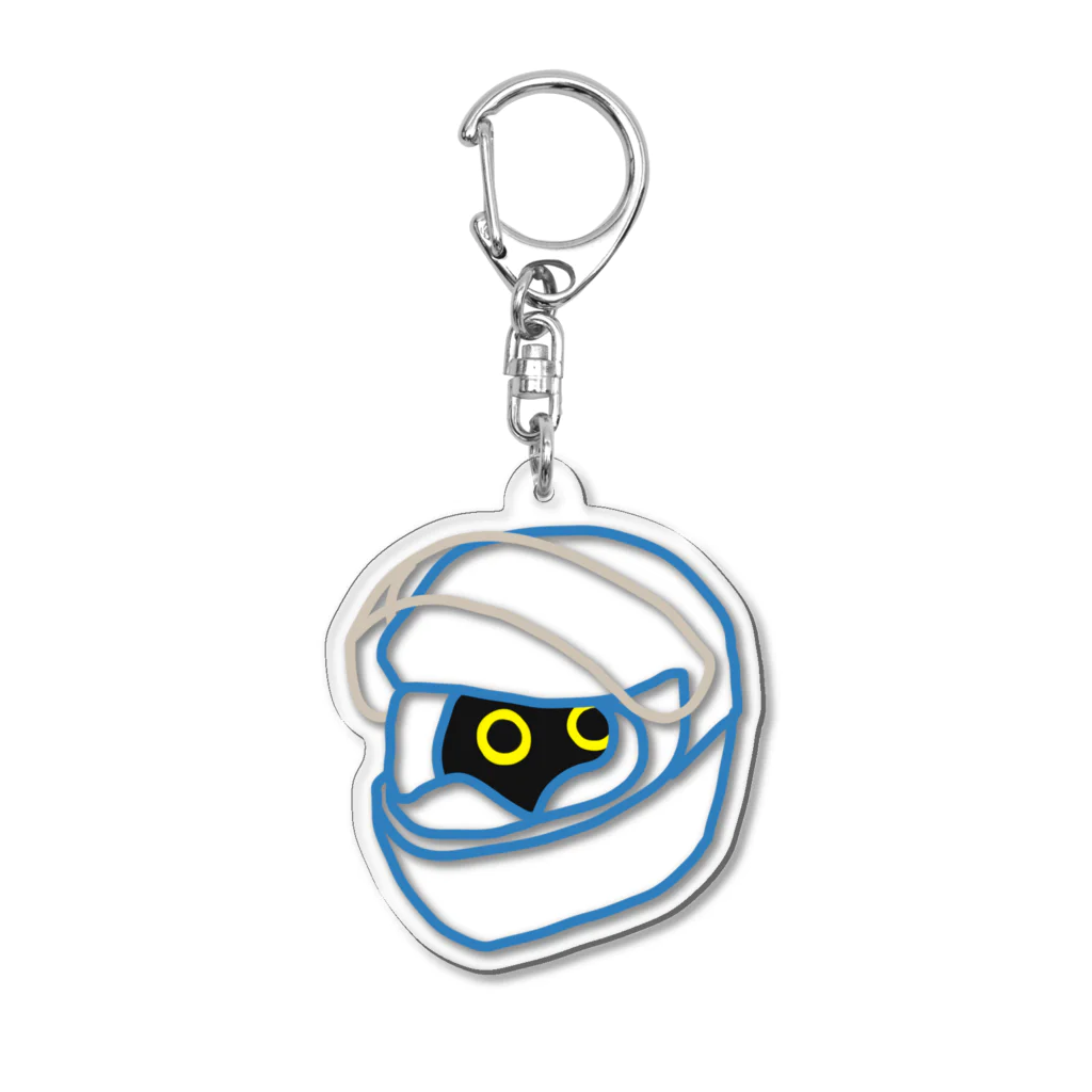 ねこのしもべのくろねっこヘルネッコ Acrylic Key Chain