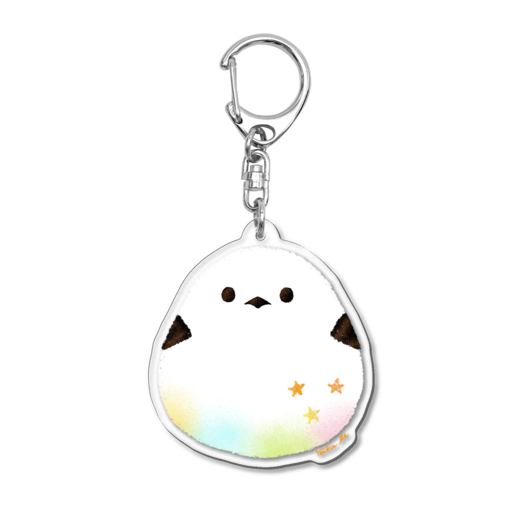 前田悠花｜イラストレーターの★シマエナガ★ Acrylic Key Chain