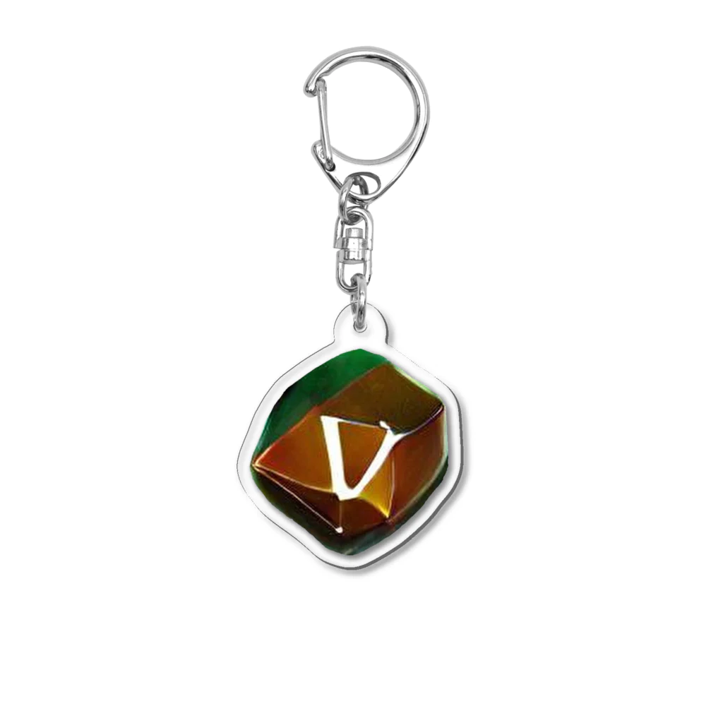 villonのチョコレート　多面体　ワンポイント　シンプル Acrylic Key Chain