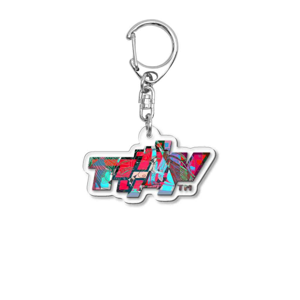 VRIGVTVSHI のアリガタシ™ Abstract Accessory Acrylic Key Chain