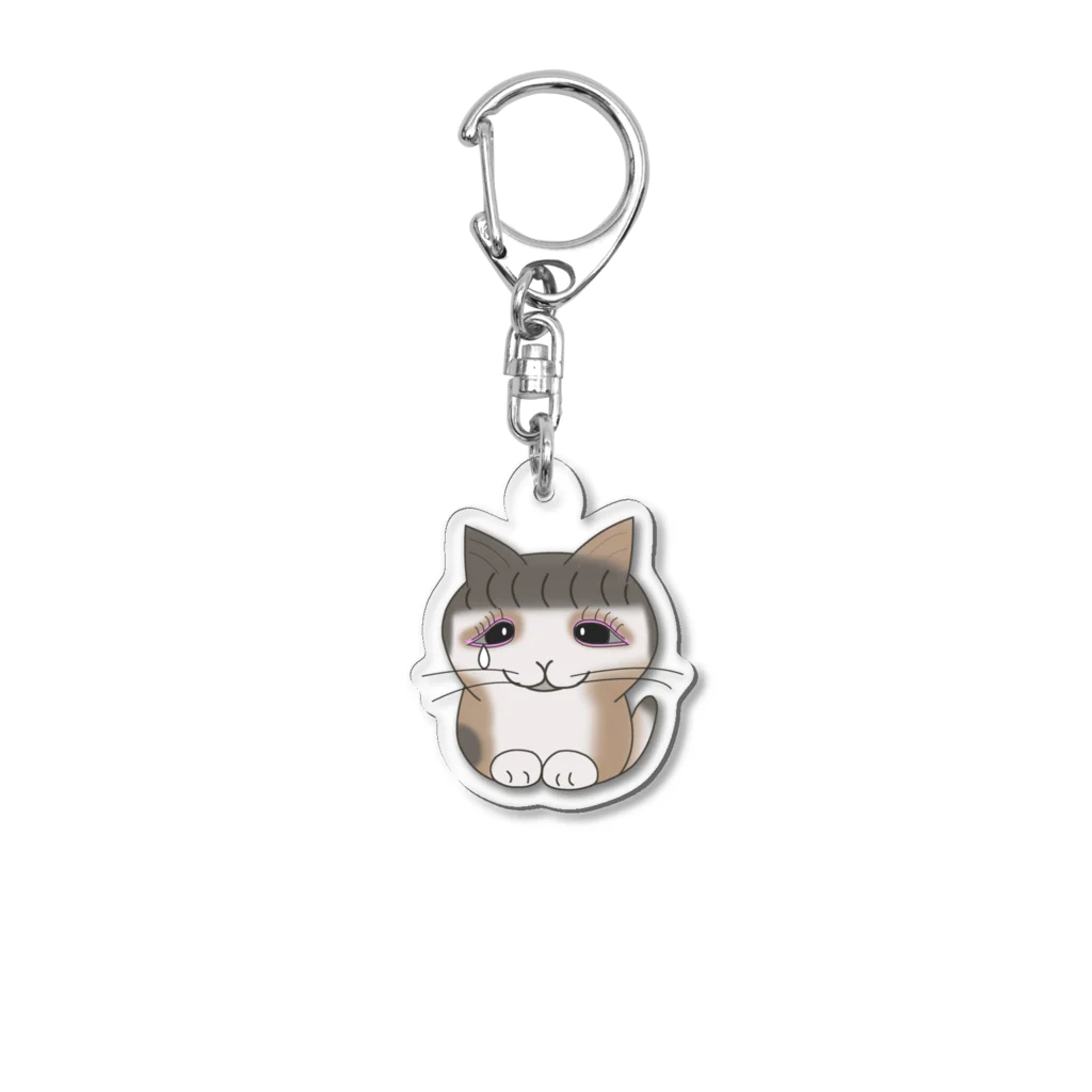 にゃんたまごの地雷にゃん Acrylic Key Chain