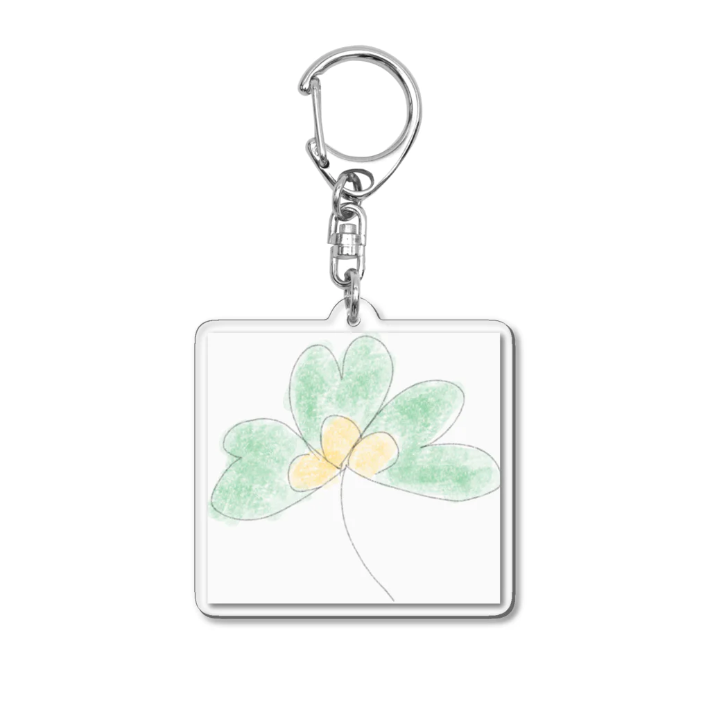 美女木小学校！の三つ葉のキーホルダー Acrylic Key Chain