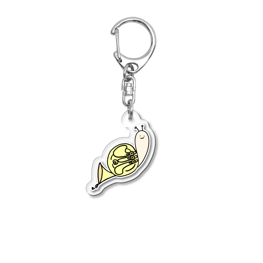 ほるんるんのでんでんむしほるん Acrylic Key Chain