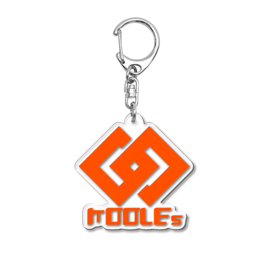 KOOLEs -クールエスのKOOLEslogo olange Acrylic Key Chain