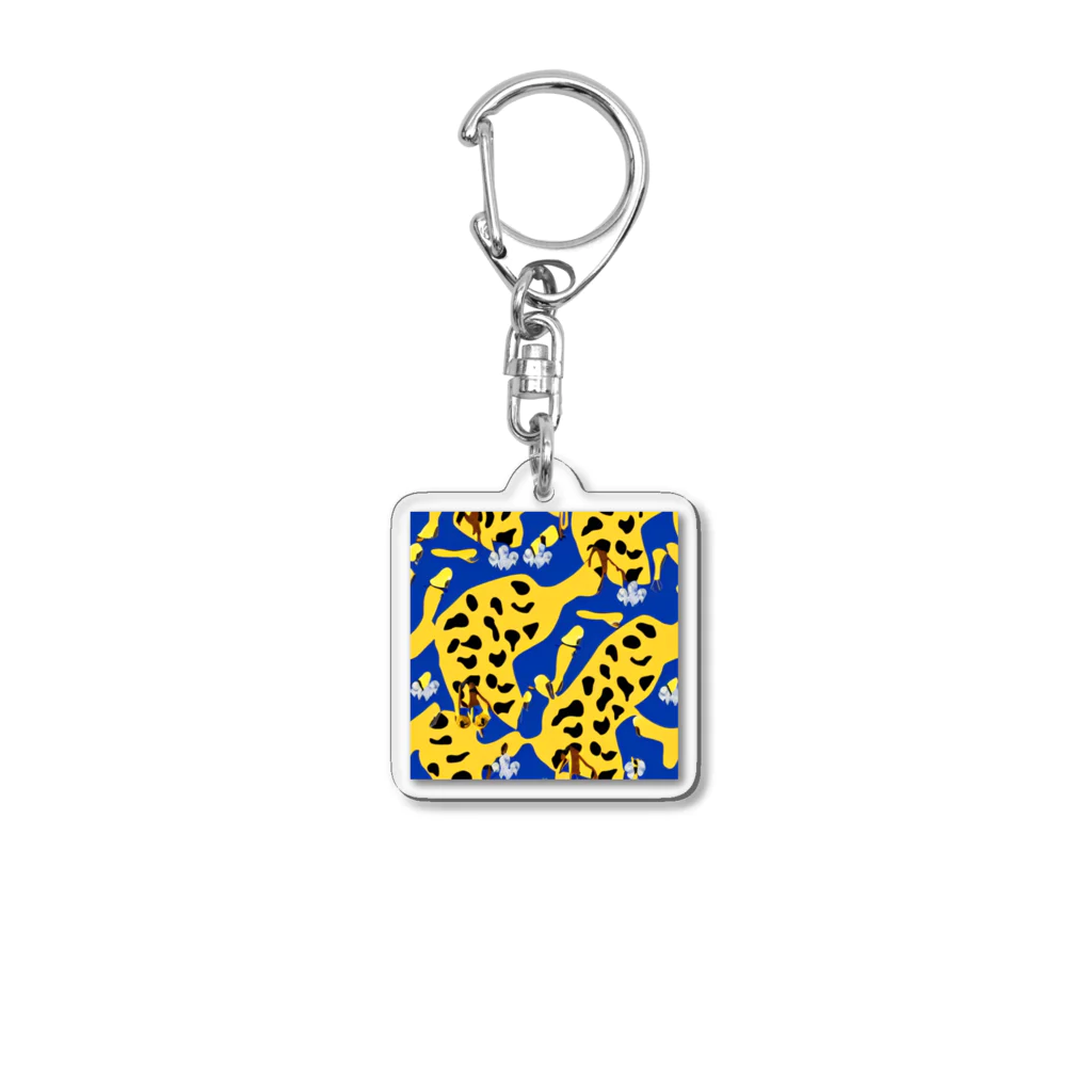 favorite  of  mineの原色のアフリカン Acrylic Key Chain