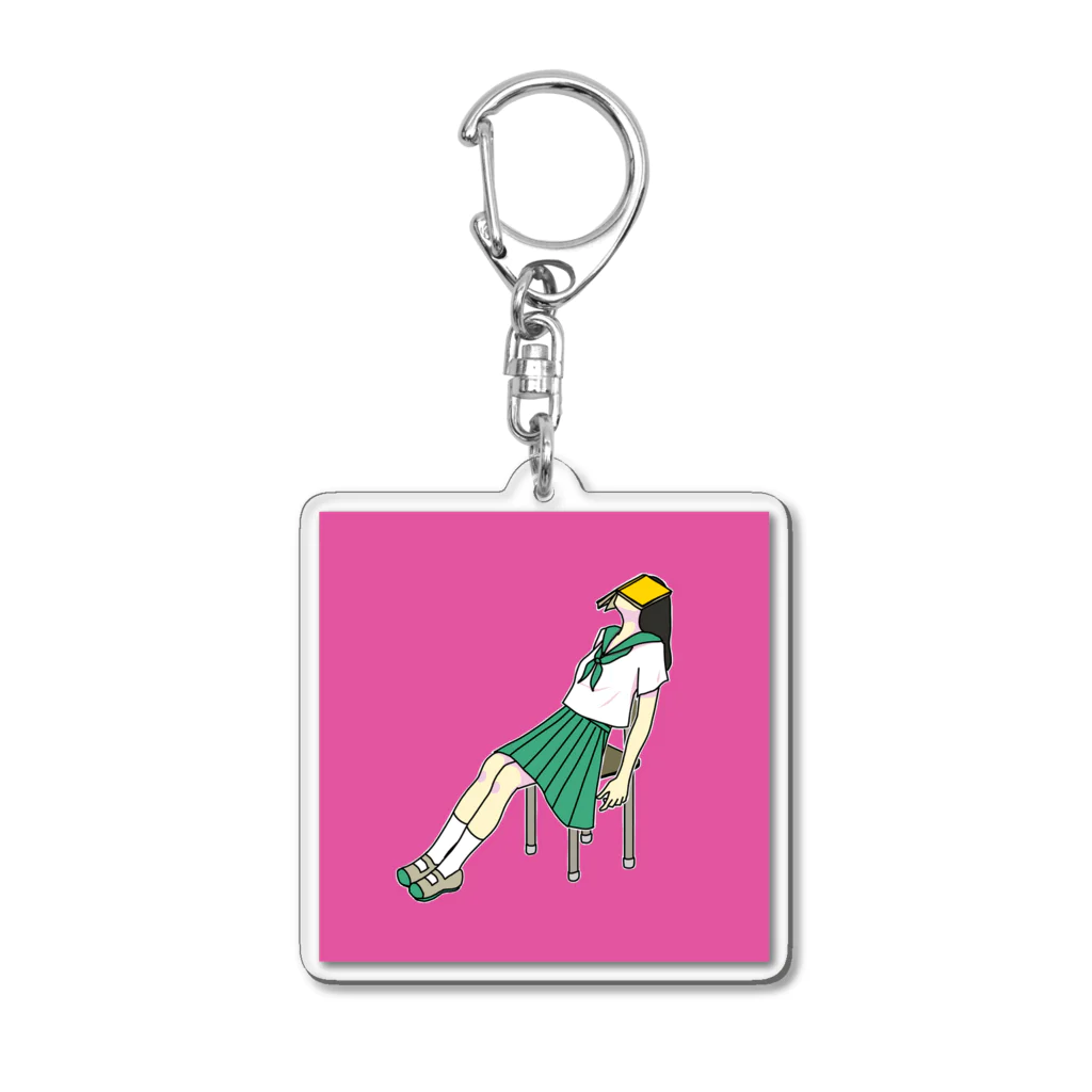 ゼニガメの本 Acrylic Key Chain