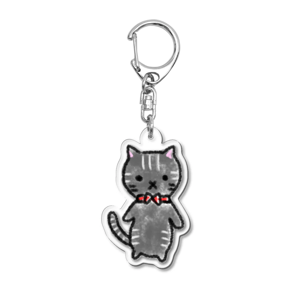 neko_no_kuniのモブにゃん名前はまだない Acrylic Key Chain