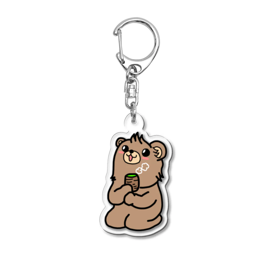 トホクマッチ🐻のトホクマッチ🐻いっぷく🐻 Acrylic Key Chain