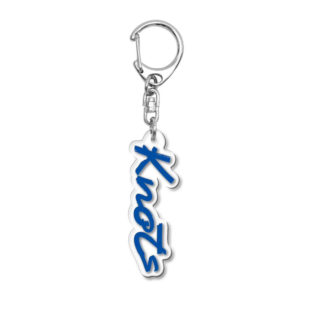 amグッズサイトのKnotアクリルキーホルダー　ブルー Acrylic Key Chain