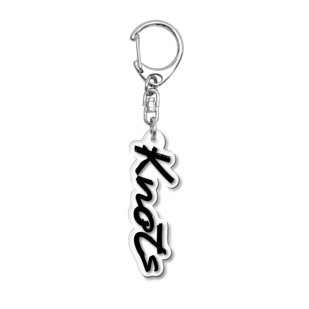 amグッズサイトのKnots アクリルキーホルダー ブラック Acrylic Key Chain