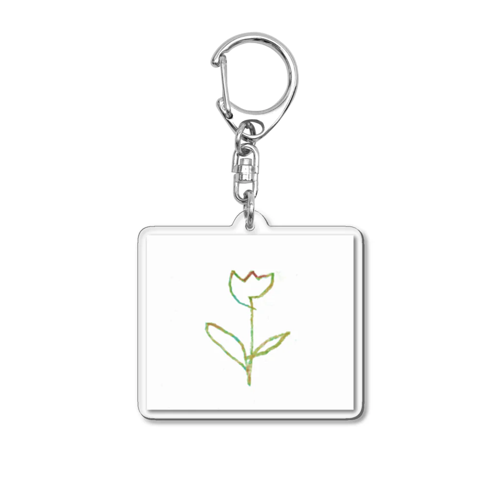 rilybiiの虹色 Tulip Acrylic Key Chain