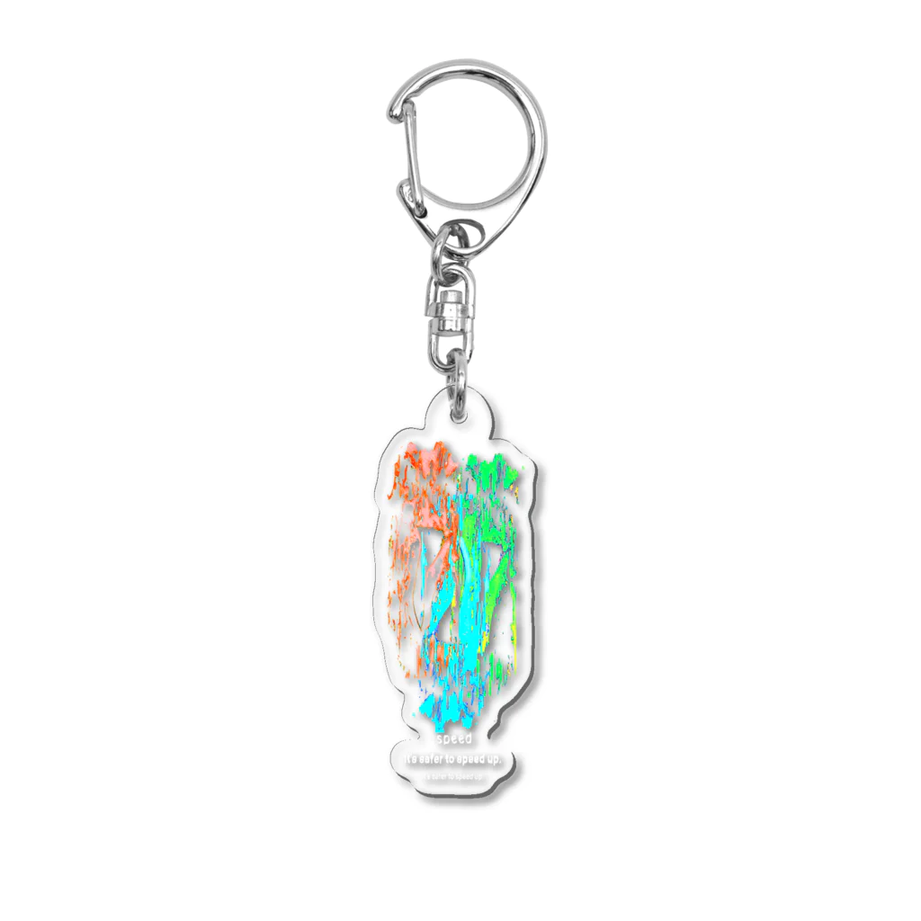 BAMBINERDSのspeed Acrylic Key Chain