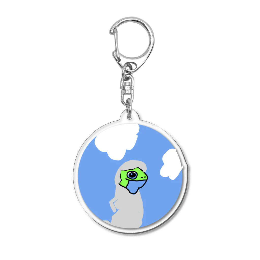 Ueharaの未熟なトカゲ Acrylic Key Chain