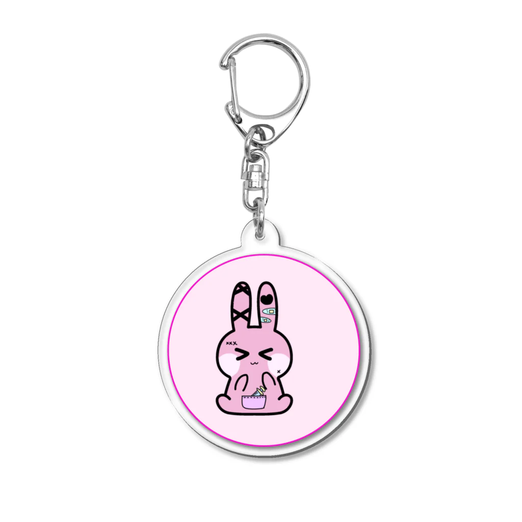 🐰めんへらうさぎ💉の🐰めんへらうさぎ💉 Acrylic Key Chain